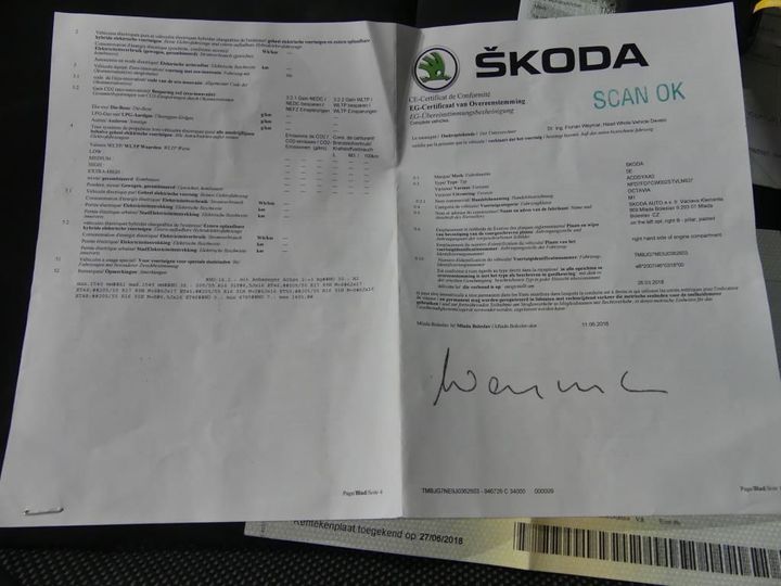 Photo 12 VIN: TMBJG7NE9J0362603 - SKODA OCTAVIA 