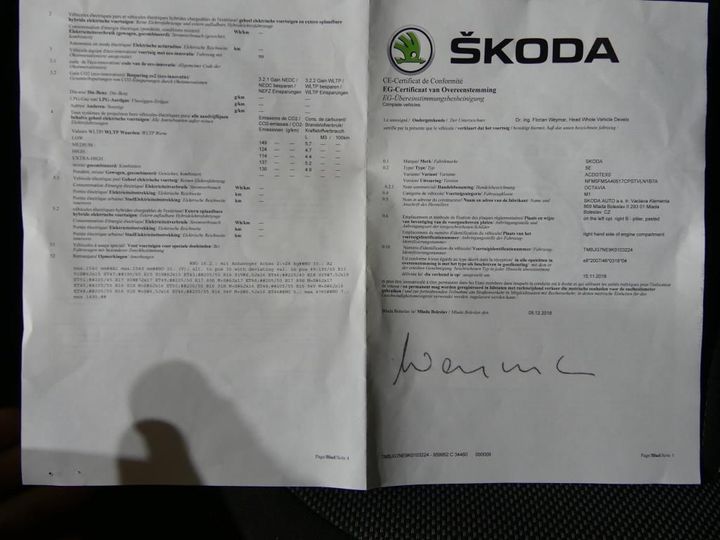 Photo 14 VIN: TMBJG7NE9K0103224 - SKODA OCTAVIA 