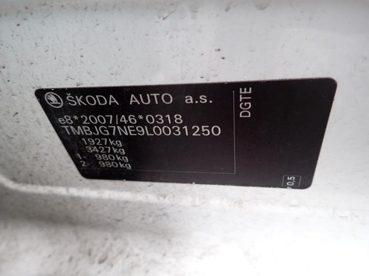 Photo 10 VIN: TMBJG7NE9L0031250 - SKODA OCTAVIA 