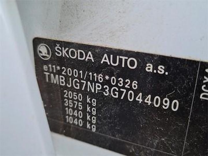 Photo 12 VIN: TMBJG7NP3G7044090 - SKODA SUPERB 