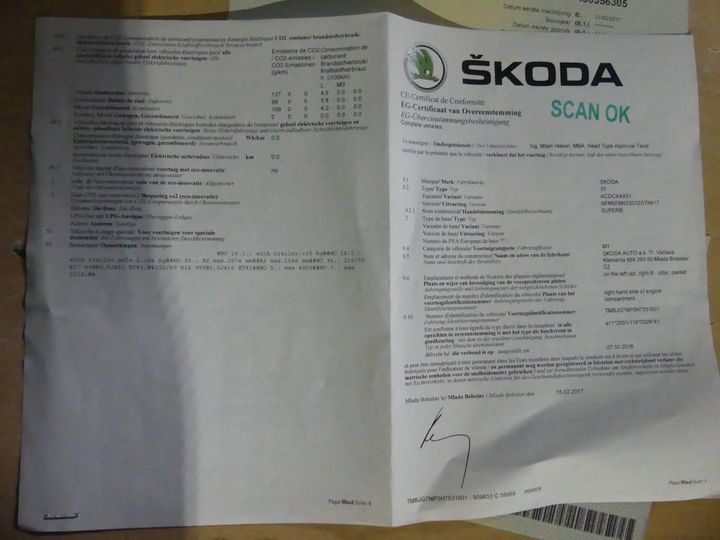 Photo 4 VIN: TMBJG7NP3H7531601 - SKODA SUPERB 