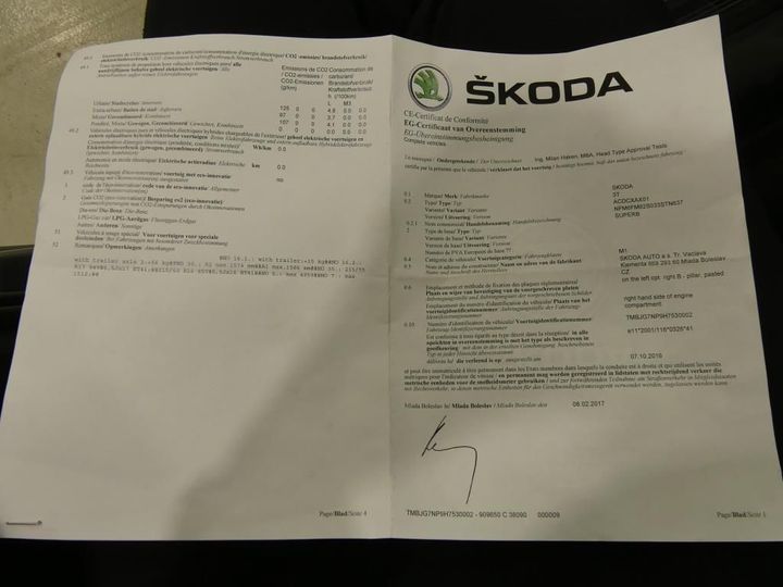 Photo 11 VIN: TMBJG7NP9H7530002 - SKODA SUPERB 