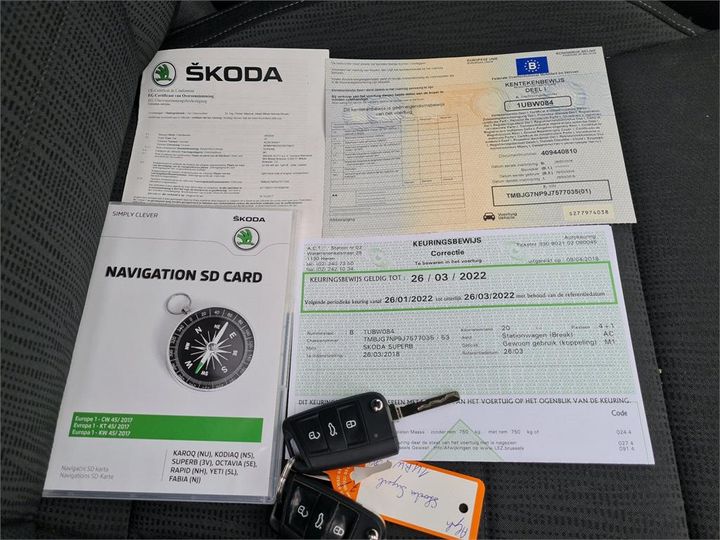 Photo 5 VIN: TMBJG7NP9J7577035 - SKODA SUPERB 