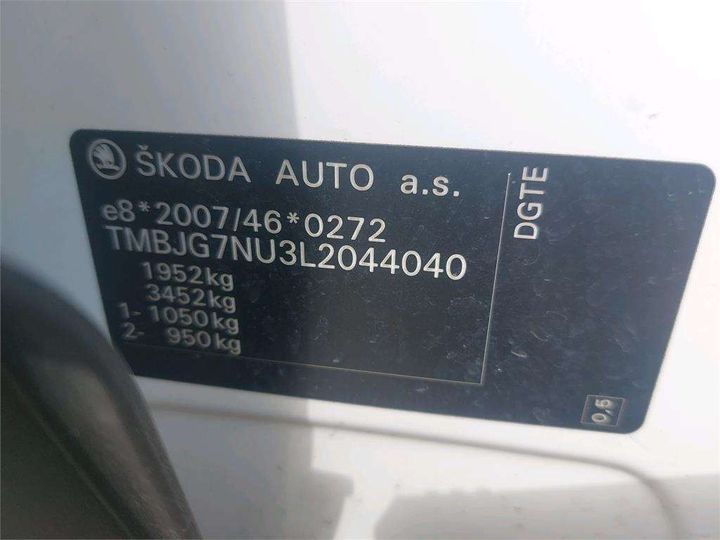 Photo 8 VIN: TMBJG7NU3L2044040 - SKODA KAROQ 