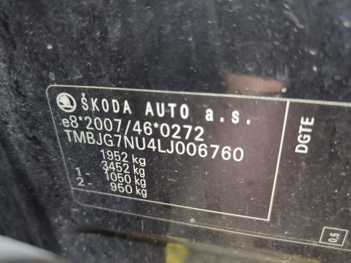 Photo 14 VIN: TMBJG7NU4LJ006760 - SKODA KAROQ 