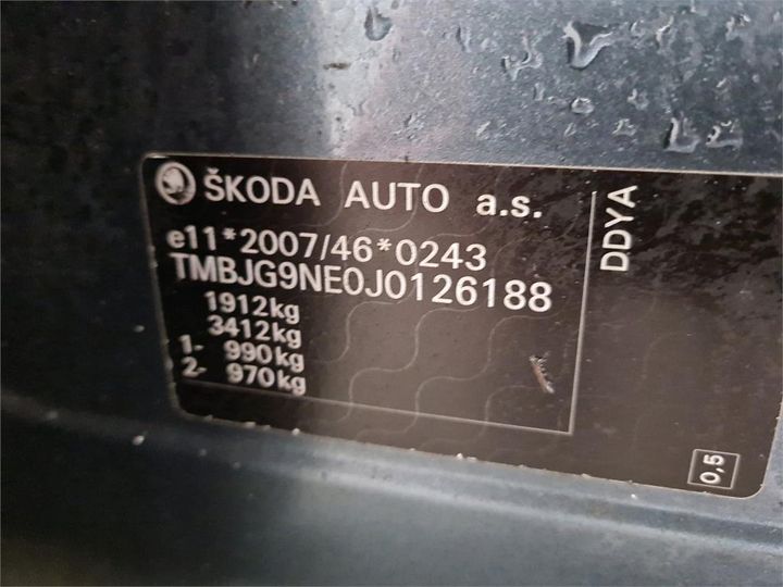 Photo 6 VIN: TMBJG9NE0J0126188 - SKODA OCTAVIA 