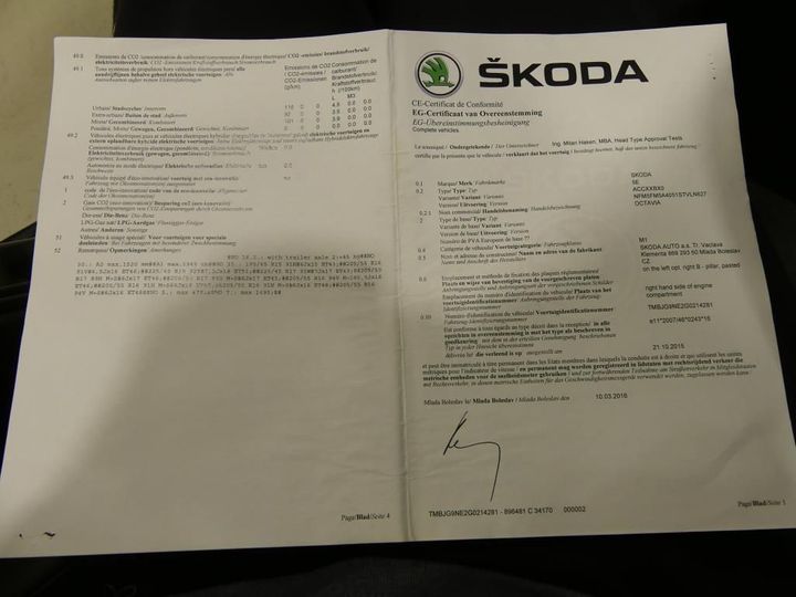 Photo 12 VIN: TMBJG9NE2G0214281 - SKODA OCTAVIA 