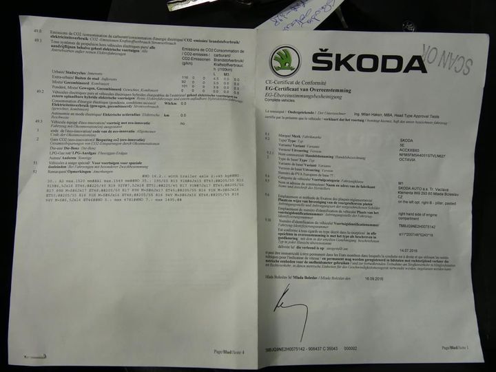 Photo 14 VIN: TMBJG9NE2H0075142 - SKODA OCTAVIA 