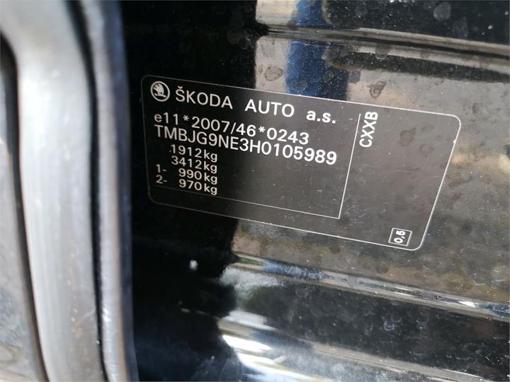 Photo 11 VIN: TMBJG9NE3H0105989 - SKODA OCTAVIA 