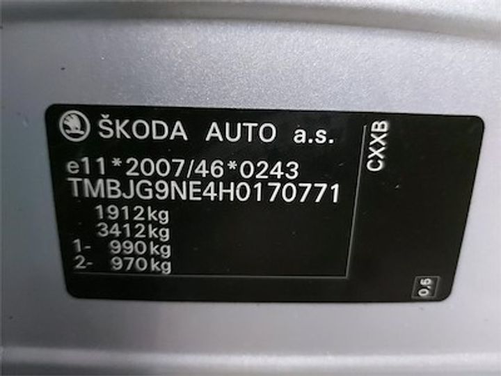 Photo 11 VIN: TMBJG9NE4H0170771 - SKODA OCTAVIA 