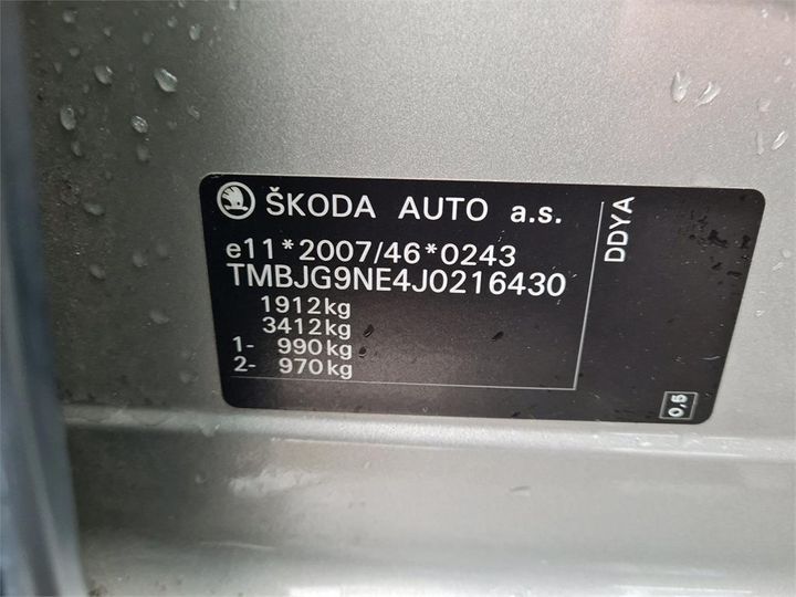 Photo 4 VIN: TMBJG9NE4J0216430 - SKODA OCTAVIA 