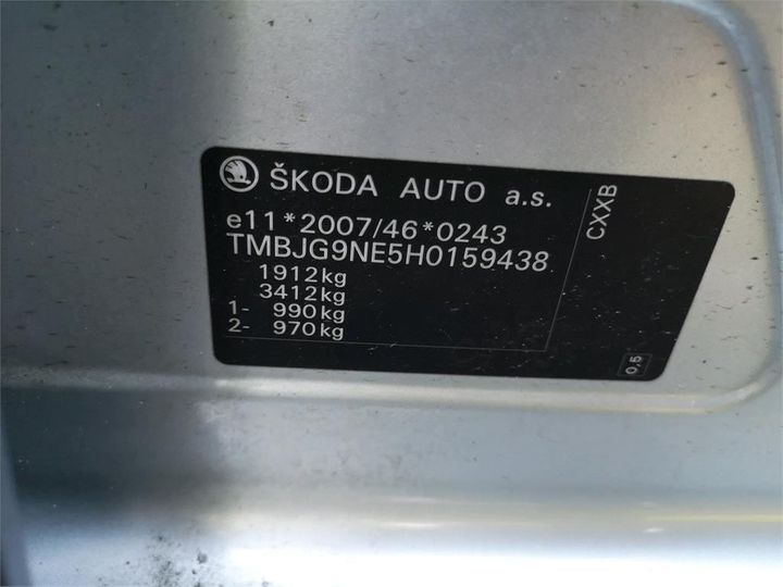 Photo 12 VIN: TMBJG9NE5H0159438 - SKODA OCTAVIA 