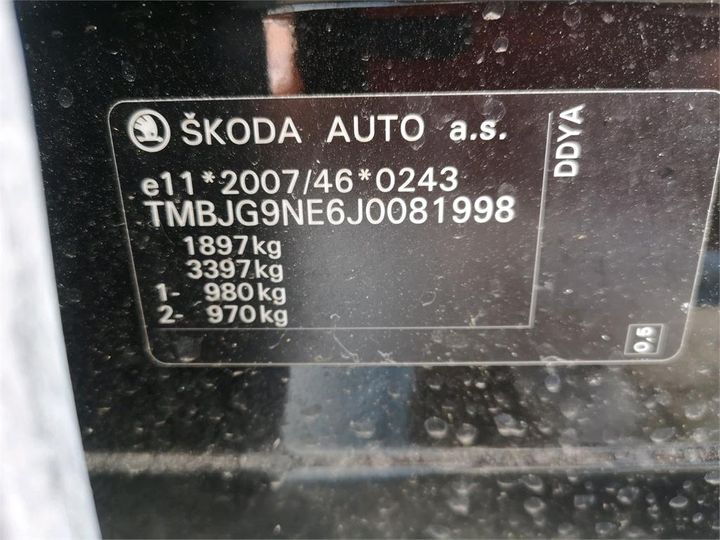 Photo 12 VIN: TMBJG9NE6J0081998 - SKODA OCTAVIA 