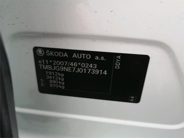 Photo 14 VIN: TMBJG9NE7J0173914 - SKODA OCTAVIA COMBI 