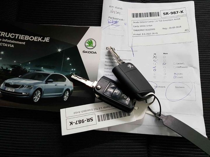 Photo 20 VIN: TMBJG9NE7J0320989 - SKODA OCTAVIA 