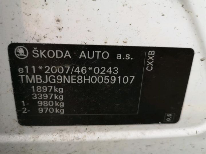 Photo 13 VIN: TMBJG9NE8H0059107 - SKODA OCTAVIA 