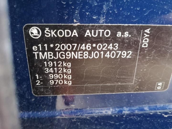 Photo 5 VIN: TMBJG9NE8J0140792 - SKODA OCTAVIA 