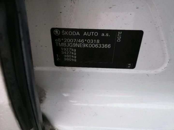 Photo 11 VIN: TMBJG9NE9K0063366 - SKODA OCTAVIA 