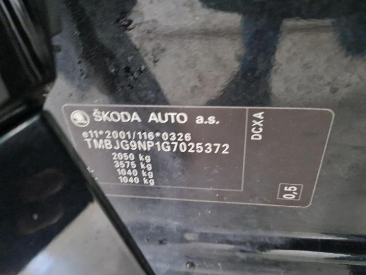 Photo 9 VIN: TMBJG9NP1G7025372 - SKODA SUPERB COMBI 