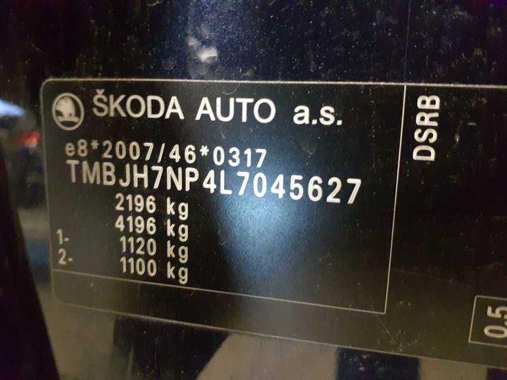 Photo 13 VIN: TMBJH7NP4L7045627 - SKODA SUPERB 