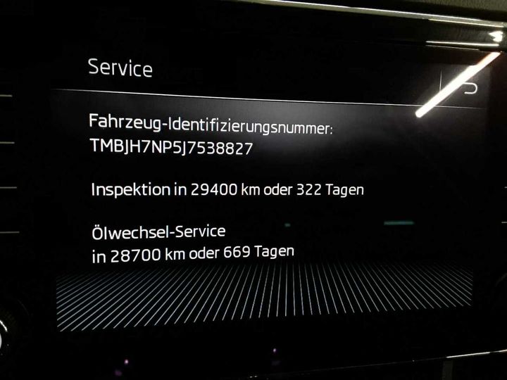 Photo 20 VIN: TMBJH7NP5J7538827 - SKODA SUPERB 