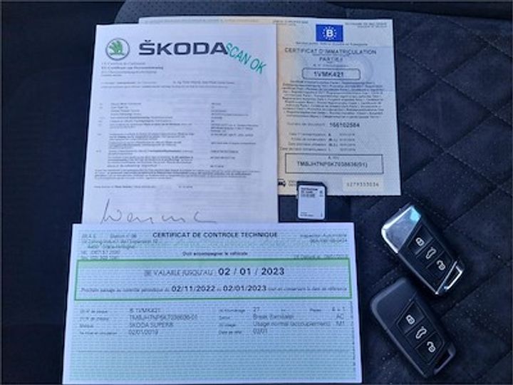 Photo 12 VIN: TMBJH7NP5K7038636 - SKODA SUPERB 