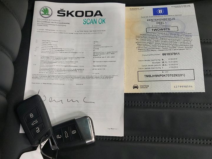 Photo 3 VIN: TMBJH9NP0K7070292 - SKODA SUPERB 