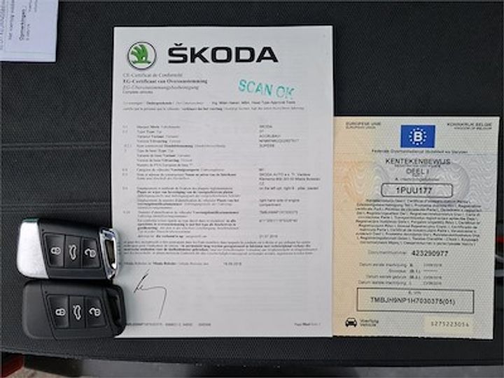 Photo 12 VIN: TMBJH9NP1H7030375 - SKODA SUPERB COMBI DIESEL - 2015 