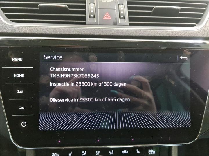 Photo 20 VIN: TMBJH9NP3K7035245 - SKODA SUPERB 