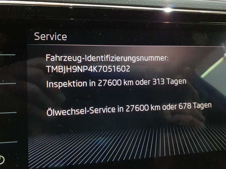 Photo 25 VIN: TMBJH9NP4K7051602 - SKODA SUPERB 