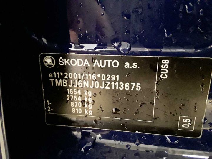 Photo 12 VIN: TMBJJ6NJ0JZ113675 - SKODA FABIA 