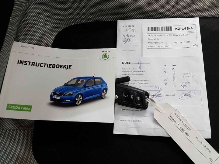 Photo 15 VIN: TMBJJ6NJ3HZ108156 - SKODA FABIA 