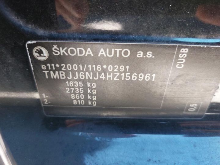 Photo 18 VIN: TMBJJ6NJ4HZ156961 - SKODA FABIA 