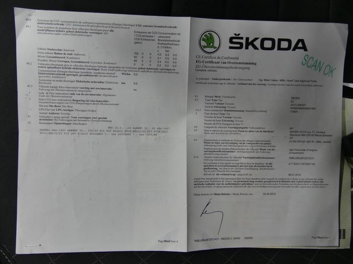 Photo 13 VIN: TMBJJ6NJ8FZ072431 - SKODA FABIA 