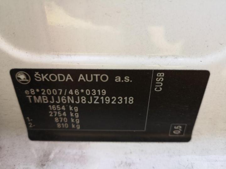 Photo 17 VIN: TMBJJ6NJ8JZ192318 - SKODA FABIA COMBI 