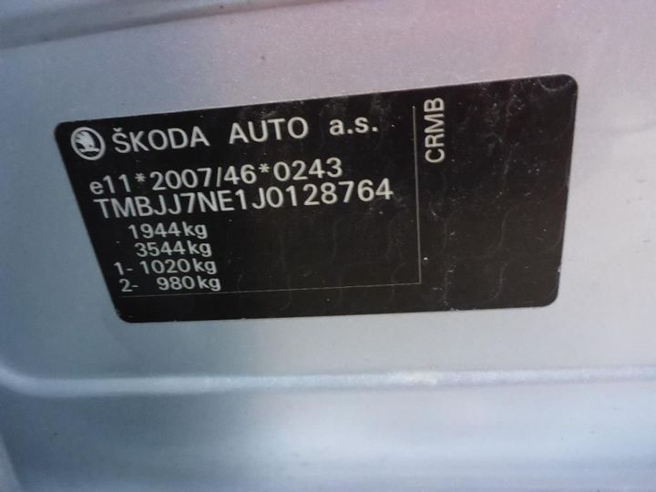 Photo 13 VIN: TMBJJ7NE1J0128764 - SKODA OCTAVIA 