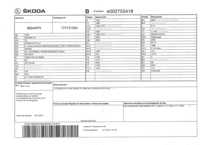 Photo 2 VIN: TMBJJ7NE1J0195865 - SKODA OCTAVIA 