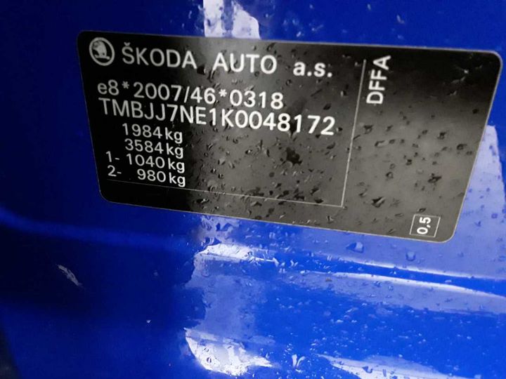 Photo 12 VIN: TMBJJ7NE1K0048172 - SKODA OCTAVIA 