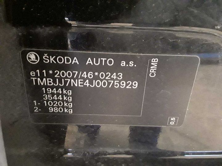 Photo 13 VIN: TMBJJ7NE4J0075929 - SKODA OCTAVIA 