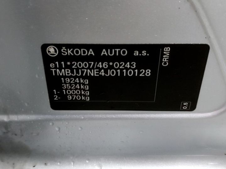 Photo 16 VIN: TMBJJ7NE4J0110128 - SKODA OCTAVIA 