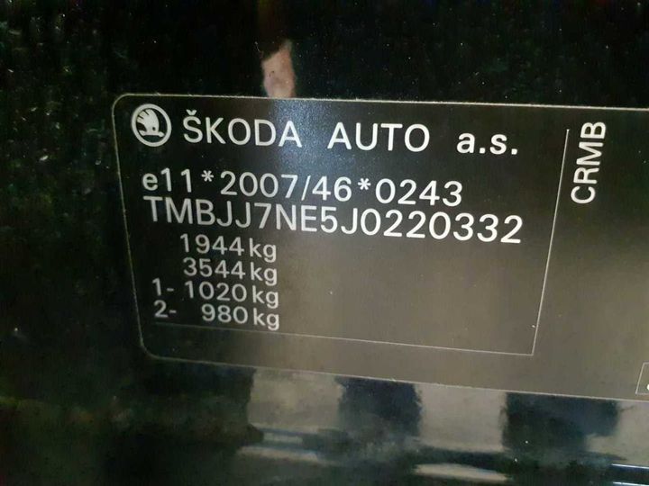 Photo 12 VIN: TMBJJ7NE5J0220332 - SKODA OCTAVIA COMBI 2.0 