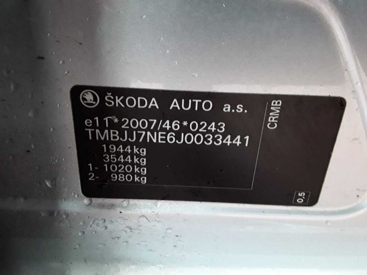 Photo 12 VIN: TMBJJ7NE6J0033441 - SKODA OCTAVIA 