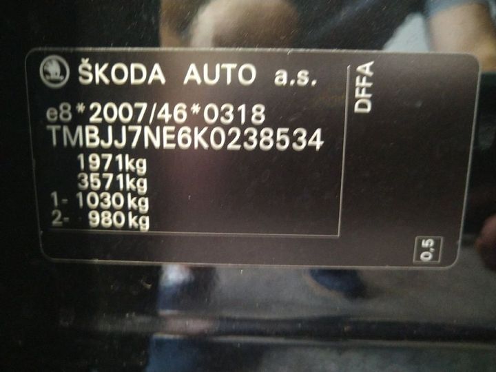 Photo 9 VIN: TMBJJ7NE6K0238534 - SKODA OCTAVIA 