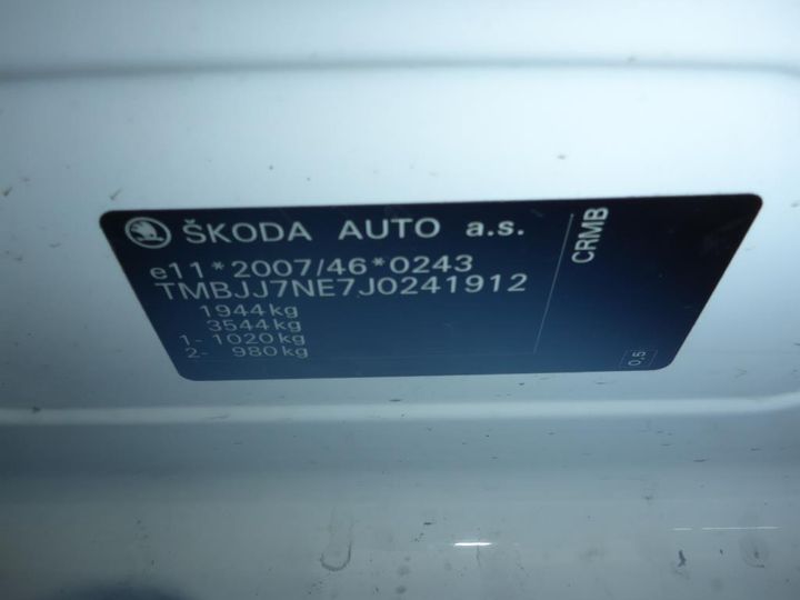 Photo 15 VIN: TMBJJ7NE7J0241912 - SKODA OCTAVIA 