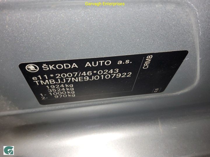 Photo 27 VIN: TMBJJ7NE9J0107922 - SKODA OCTAVIA 