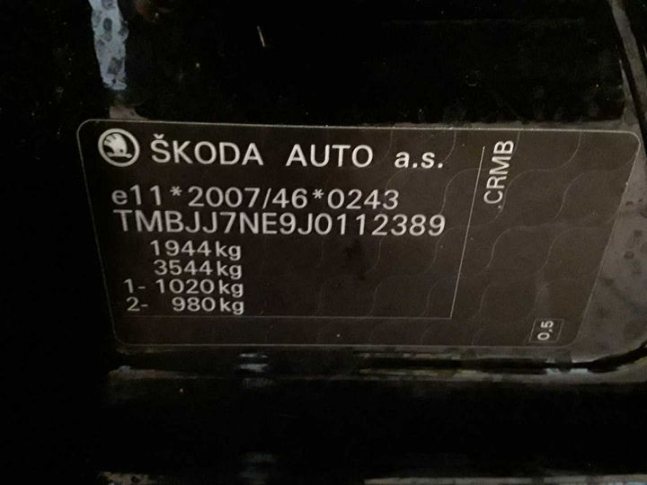 Photo 12 VIN: TMBJJ7NE9J0112389 - SKODA OCTAVIA COMBI 2.0 