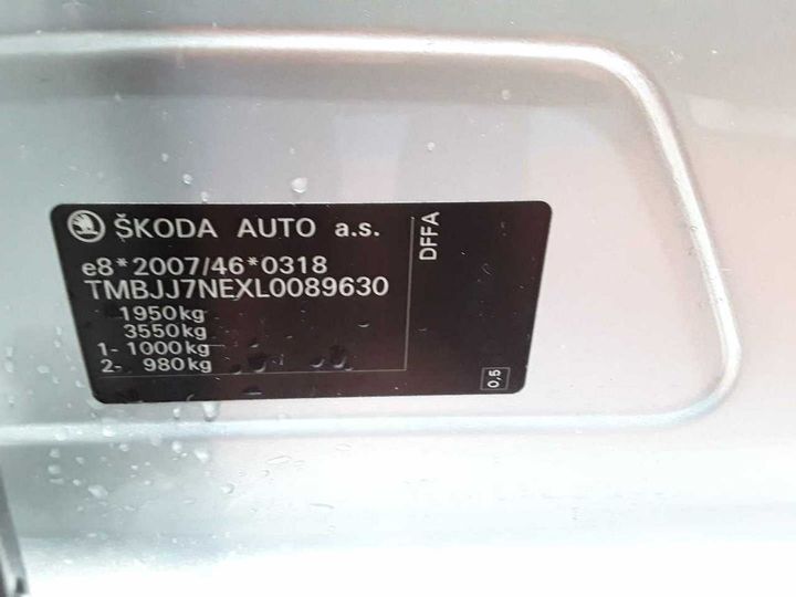 Photo 12 VIN: TMBJJ7NEXL0089630 - SKODA OCTAVIA 