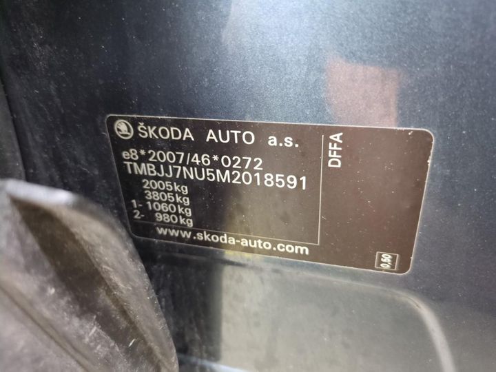 Photo 14 VIN: TMBJJ7NU5M2018591 - SKODA KAROQ 