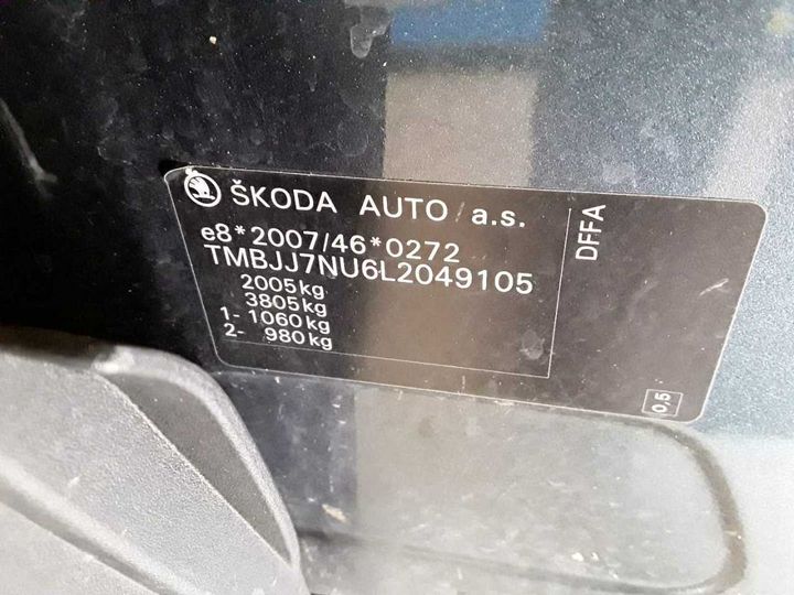 Photo 11 VIN: TMBJJ7NU6L2049105 - SKODA KAROQ 