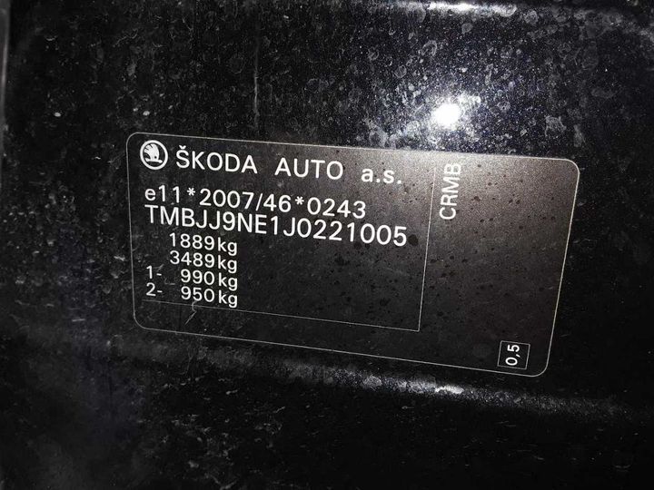 Photo 12 VIN: TMBJJ9NE1J0221005 - SKODA OCTAVIA 